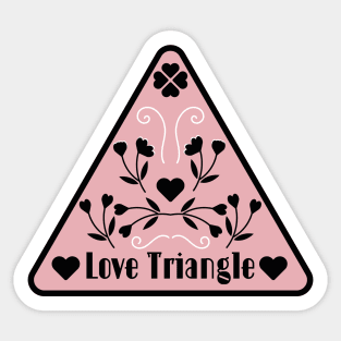 Love Triangle | Book Tropes | Book themed Sticker